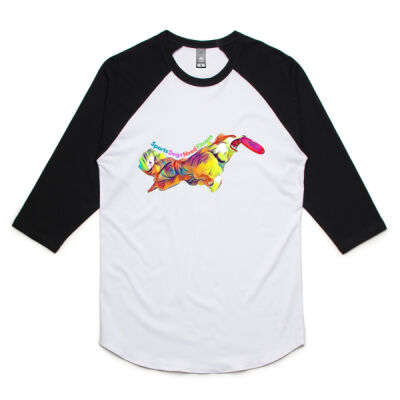 HDT&R Sports Dogs Need Fitness raglan tee Thumbnail